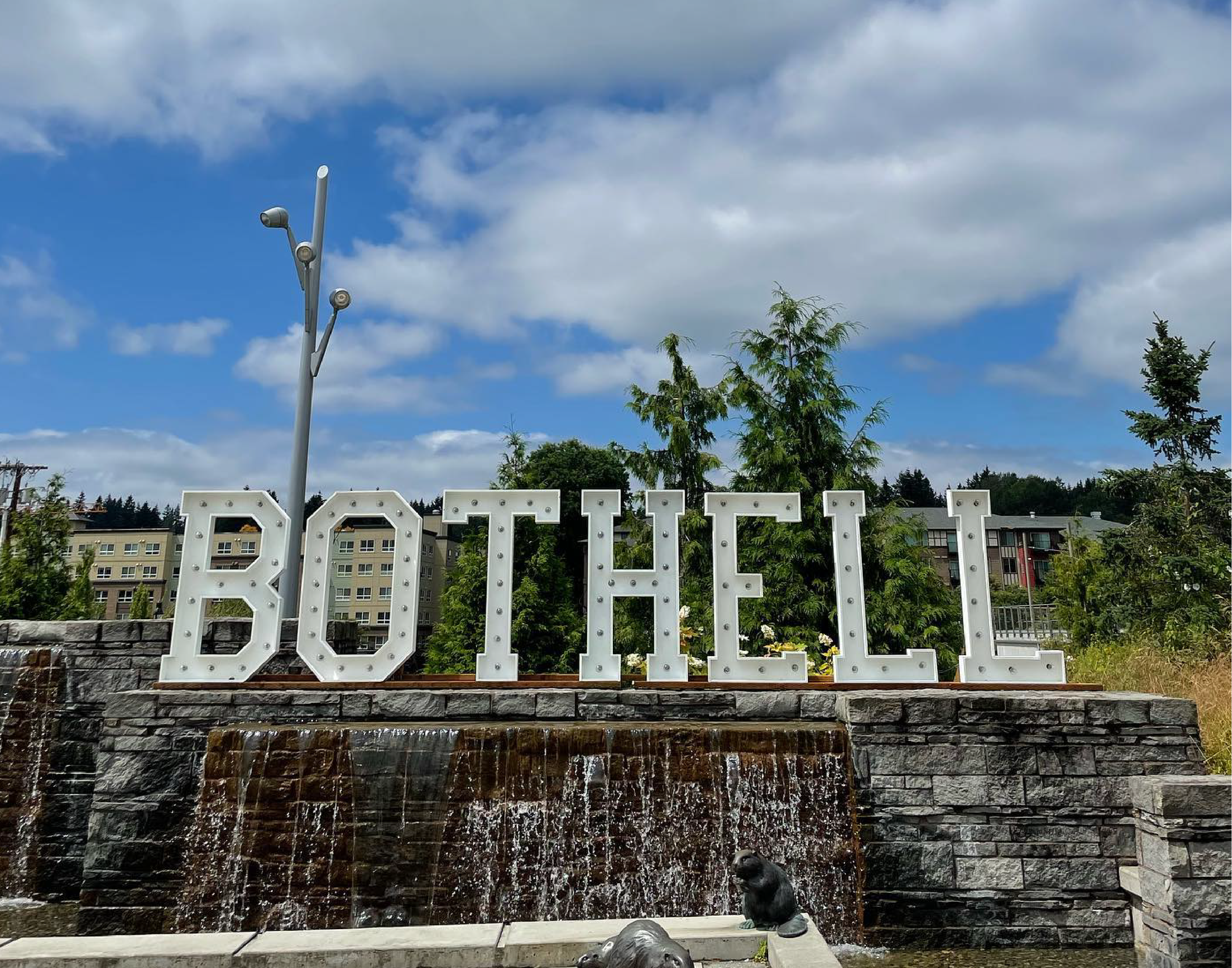 Downtown Bothell sign.