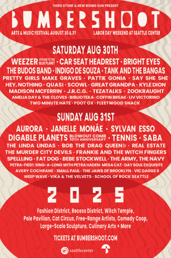 Bumbershoot 2025 Lineup